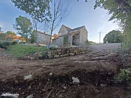 terrain avec ruine cadastre