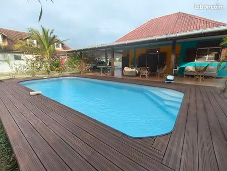 maison - 70 m² - 4 pièces + piscine - macouria