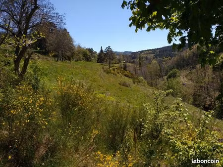 terrain agricole avec source et rivière 6500 m²