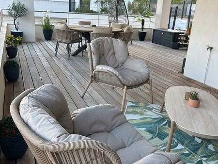 porticcio duplex 2 chambres– 2 grandes terrasses de 60m2 & jardins – piscine