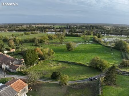 terrain constructible saint savinien vue sur charente