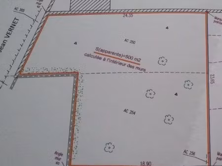 terrain 500 m2