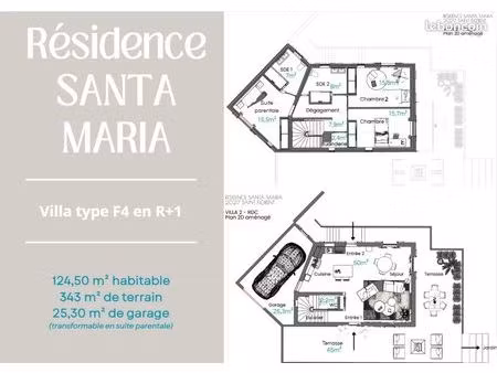villa neuve lumineuse – 3 chambres – terrasse & jardin – vefa