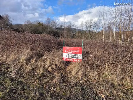 terrain 1000 m² giromagny