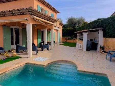 villa individuelle avec piscine sur antibes