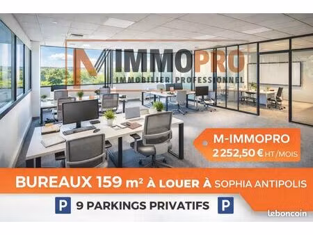 bureaux 159 m² valbonne