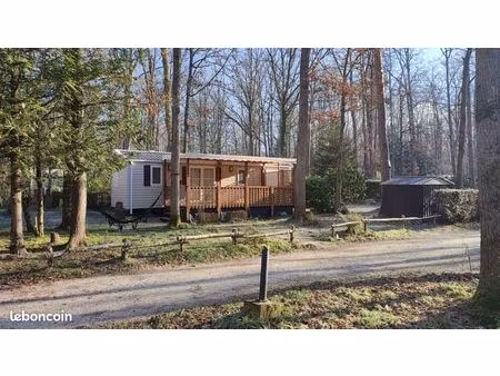 mobil-home rapidhôme elite 100 – 400 m² arborés – proche paris / fontainebleau – terrasse 