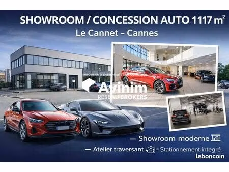 local commercial 1117 m² le cannet
