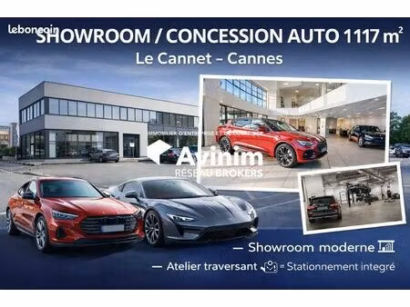 local commercial 1117 m² le cannet