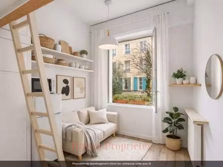 vente appartement t1 à paris 16e (75016) : à vendre t1 / 12m² paris 16e