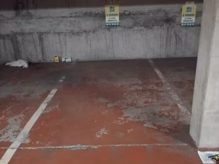 location place de parking sous terrain sécurisé