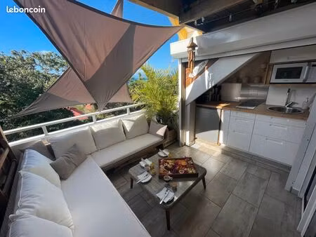 studio 22m2 + terrasse 9m2