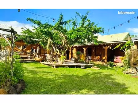 lamentin maison en bois + bungalow indépendant  terrasses & jardin  dispo 6 mois 15/03 15/