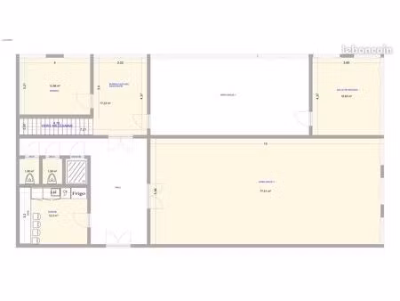 local mixte 385m² avec revenu garanti
