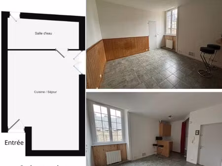 studio 21m2  centre historique de dinan  dpe : e