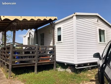 mobile home 32 m2 sur emplacement dans camping 3