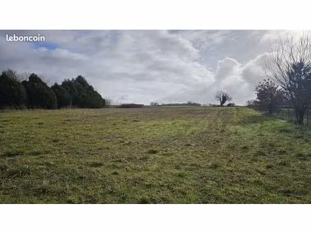 terrain 1655 m² verteillac