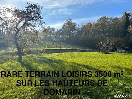 cède terrain-3500m² non constructibles sur les hauteurs de domarin