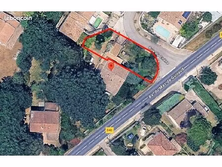 terrain 532 m²+hangar viabilisé villevieille