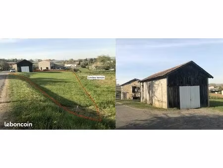 vente terrain avec dépendances