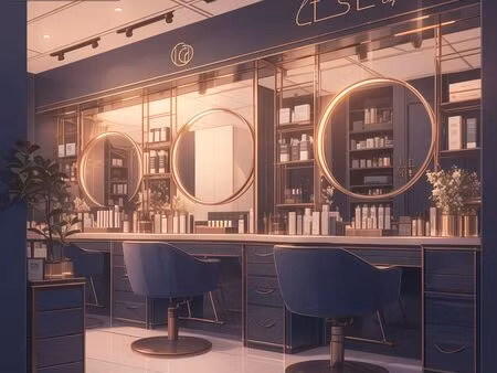 fond de commerce  salon de coiffure 85 m² l isle adam