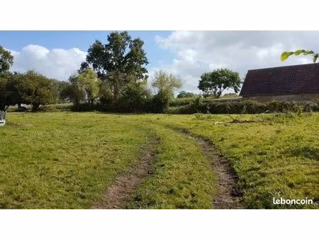 terrain 1000 m2 constructible catz / carentan les marais