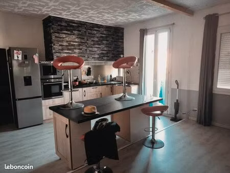 appartement centre ville 132m2 - 6 pièces - jardin & balcon + climatisation - très bon éta