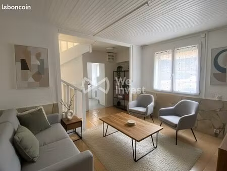 maison de ville 3 pièces 60 m²