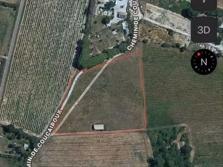 terrain agricole avec mazet de 60 m2