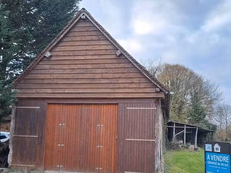 grange 40m2 sur parcelle de 122m2 constructible et terrain 3819m2 en zone verte