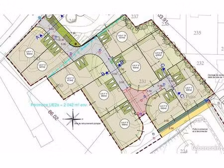 terrain 473 m² saint-erblon