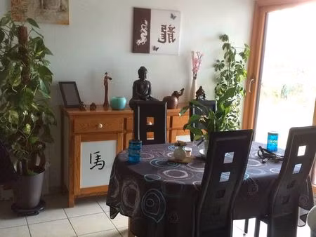 dommartin appartement f2 rez de jardin + garage + terrasse