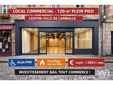 murs commerciaux 100 m² lamballe