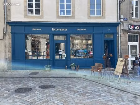 fonds de commerce brocante décoration centre ville de lannion.emplacement no 1