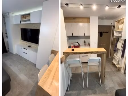 a vendre à val fréjus : appartement tout équipé pour 4 personnes entièrement rénové