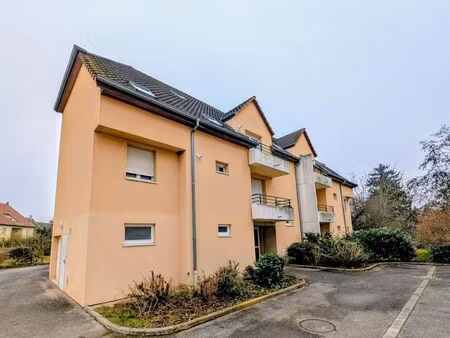 horbourg-wihr au calme f2  avec balcon 52m² vendu loué dans petite copropriété