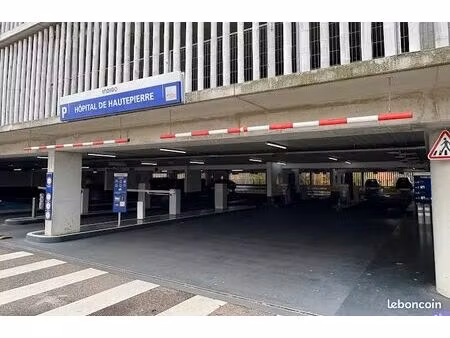 investissement parking – revenus immédiats  loué 48 mois  secteur hôpital hautepierre stra