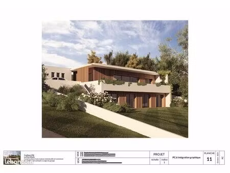 terrain à vendre avec permis de construire