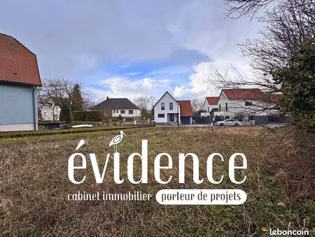 terrain 1660 m² bourgheim