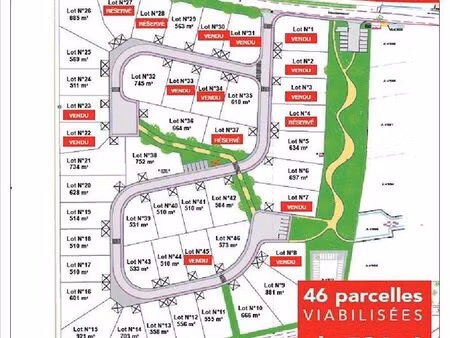 terrain 561 m² brugny-vaudancourt