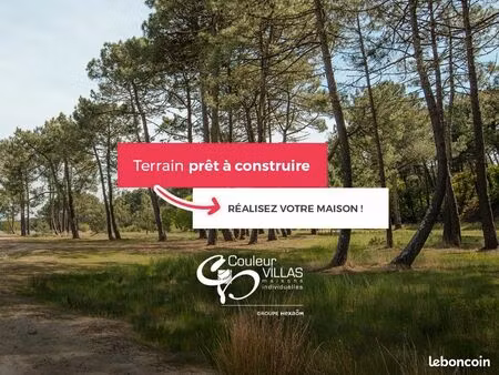 terrain 1 265 m² soustons