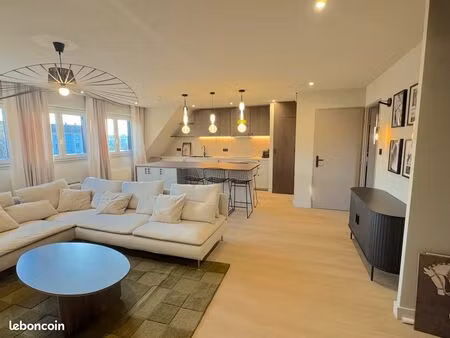 duplex 114m2 entièrement meublé et rénové