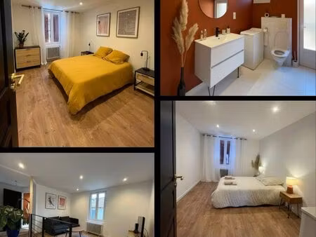 maison meublée avec cour – entièrement rénovée – 3 chambres + espace polyvalent – 950 / mo