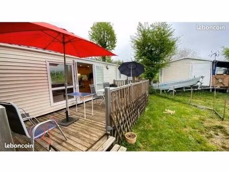 ? mobil-home rénové à neuf – 32 000 à négocier – camping les chavannes * (lac d’aiguebelet