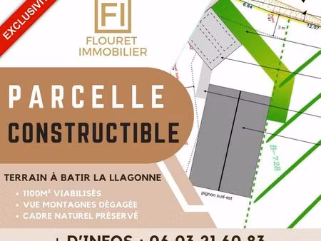 terrain 1 100 m² les angles