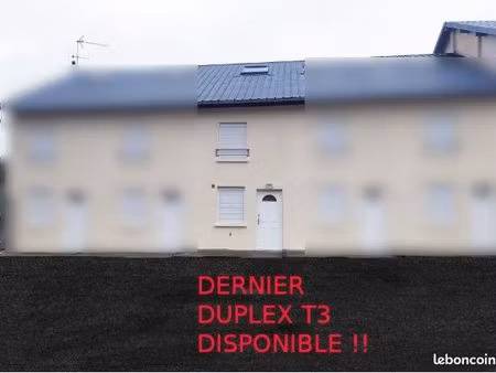 a vendre - appartement duplex t3 avec parkings privés   entrée privée et aire de détente p