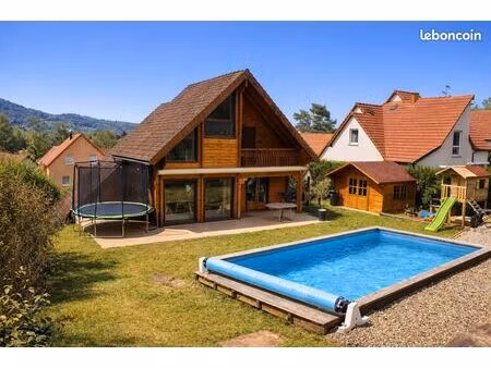 chalet clé en main avec piscine et grand terrain - particulier