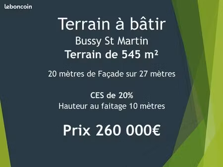 terrain 545 m² gouvernes