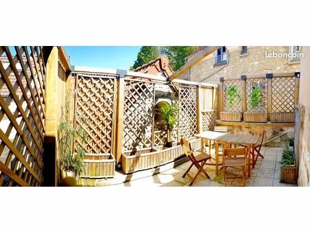 duplex/triplex individuel éco-climatique centre ville avec terrasse au calme et revenus ph