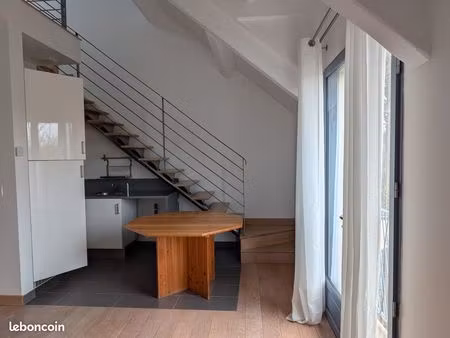 très beau duplex f2. 1 chambre. 2 pl. parking cave